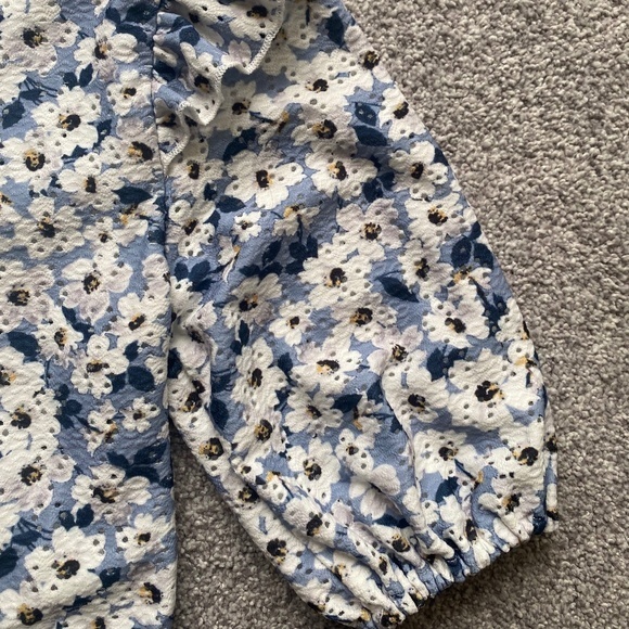 Topshop Floral Ruched Crop - Picture 9 of 13